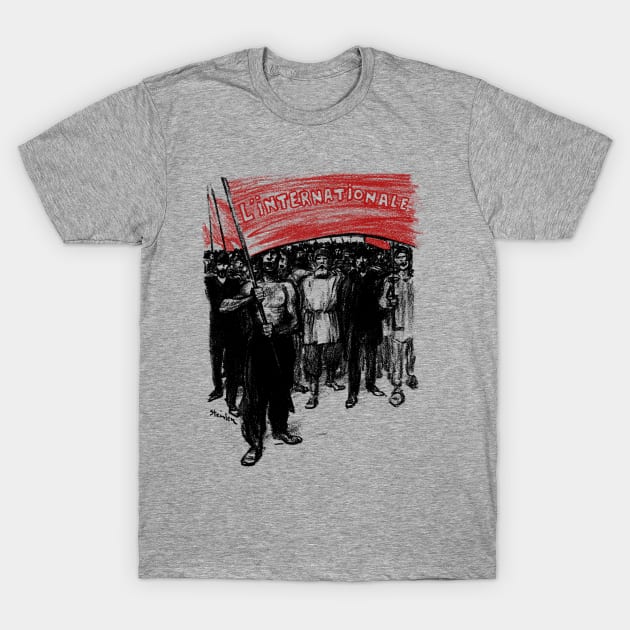 L'Internationale - Socialist, Leftist, Paris Commune, Internationale T-Shirt by SpaceDogLaika